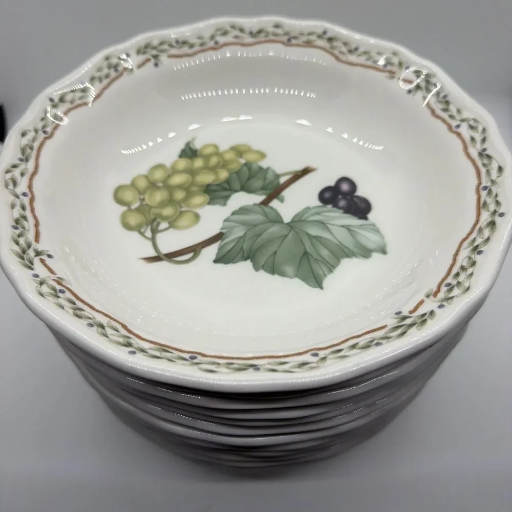 SET OF 12 Noritake Casual Gourmet, GOURMET HARVEST 7 3/8